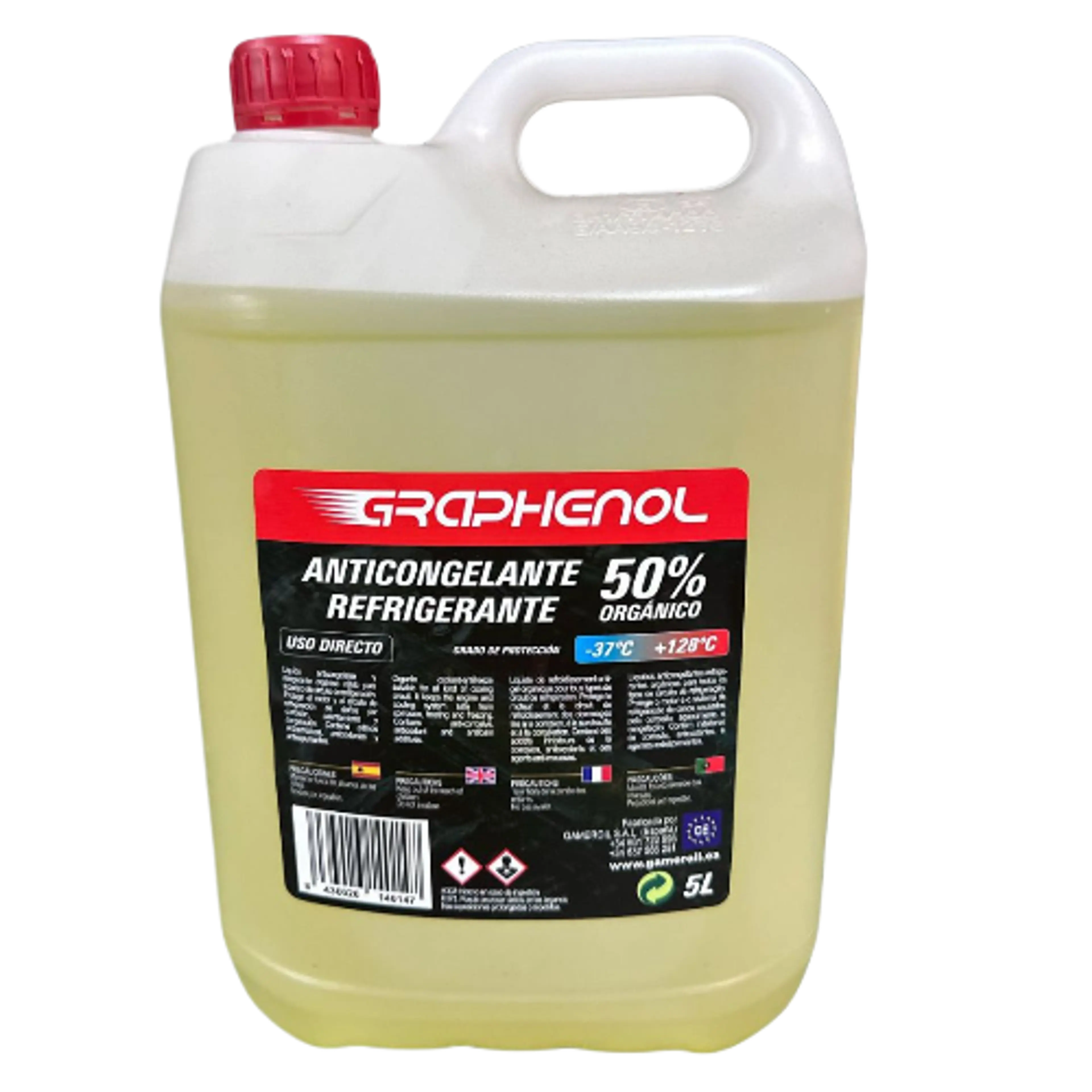 ANTICONGELANTE 50% AMARILLO