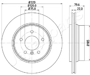 DISCO DE FRENO EJE DELANTERO