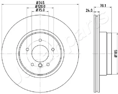 DISCO DE FRENO EJE DELANTERO