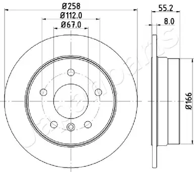 DISCO DE FRENO EJE DELANTERO
