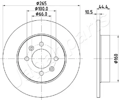 DISCO DE FRENO EJE DELANTERO