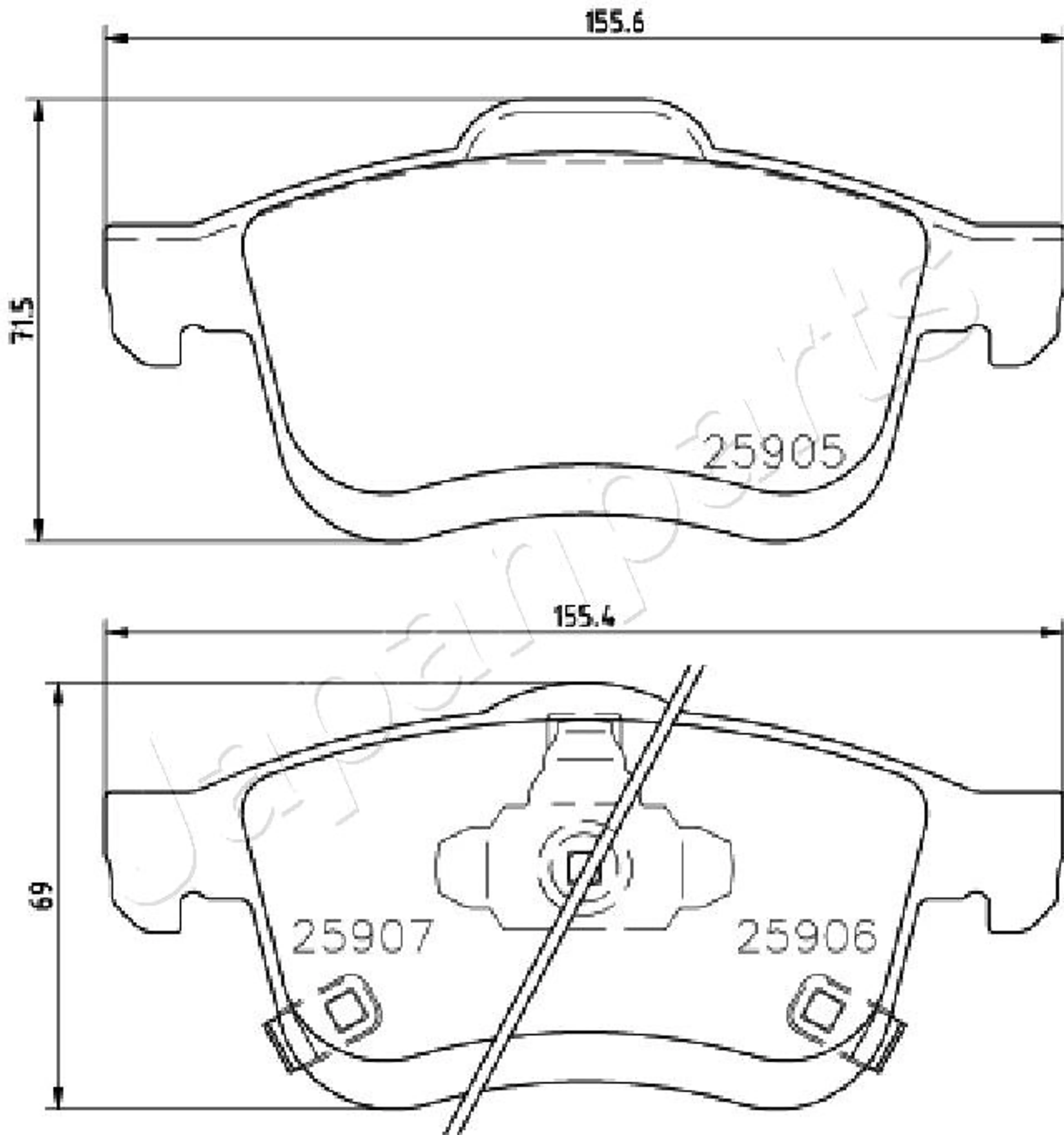 PASTIGLIE FRENO  12650