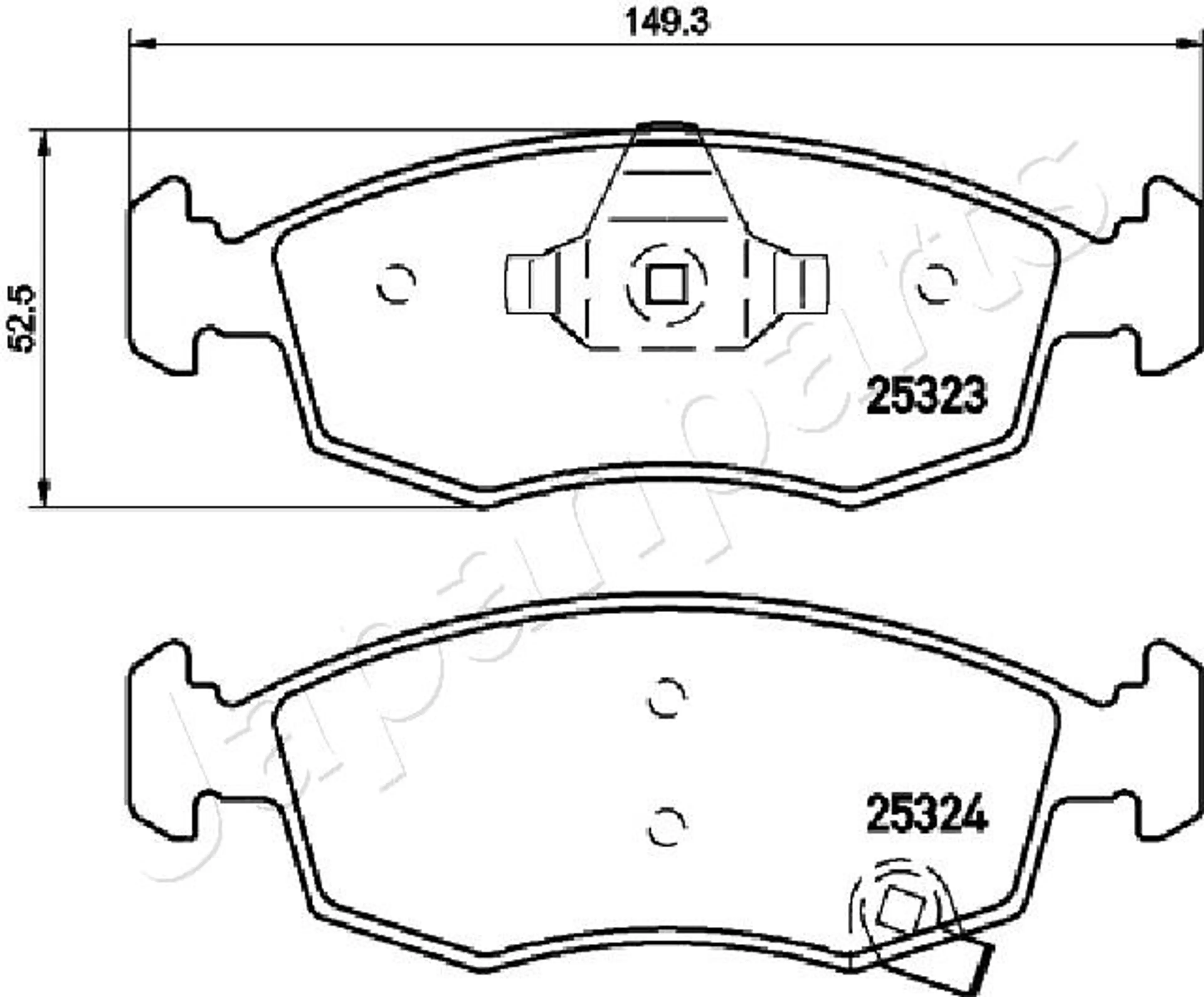 PASTILLA FRENO (PA0094AF CON CABLE)