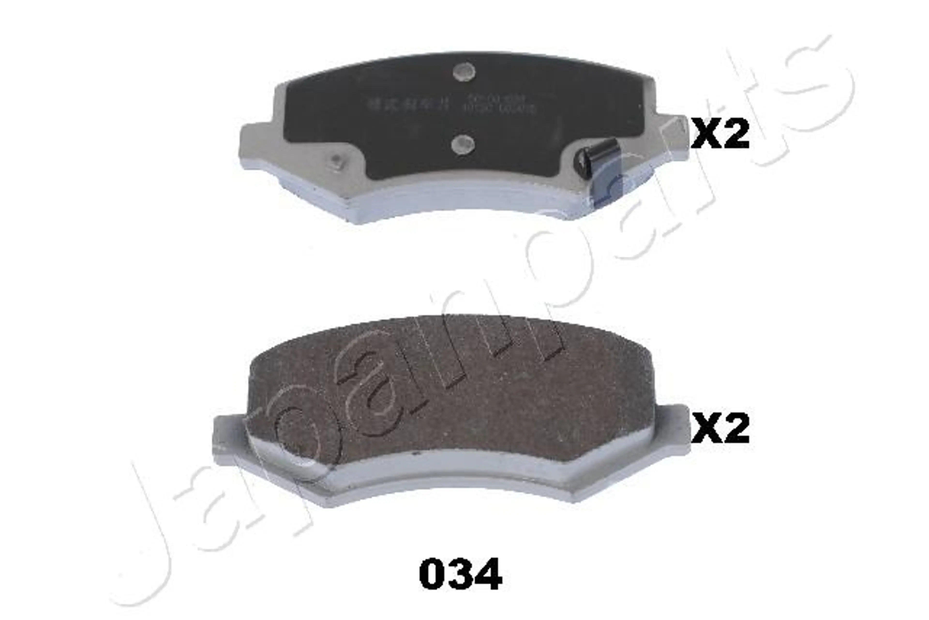 JUEGO DE PASTILLAS DE FRENO EJE DEL