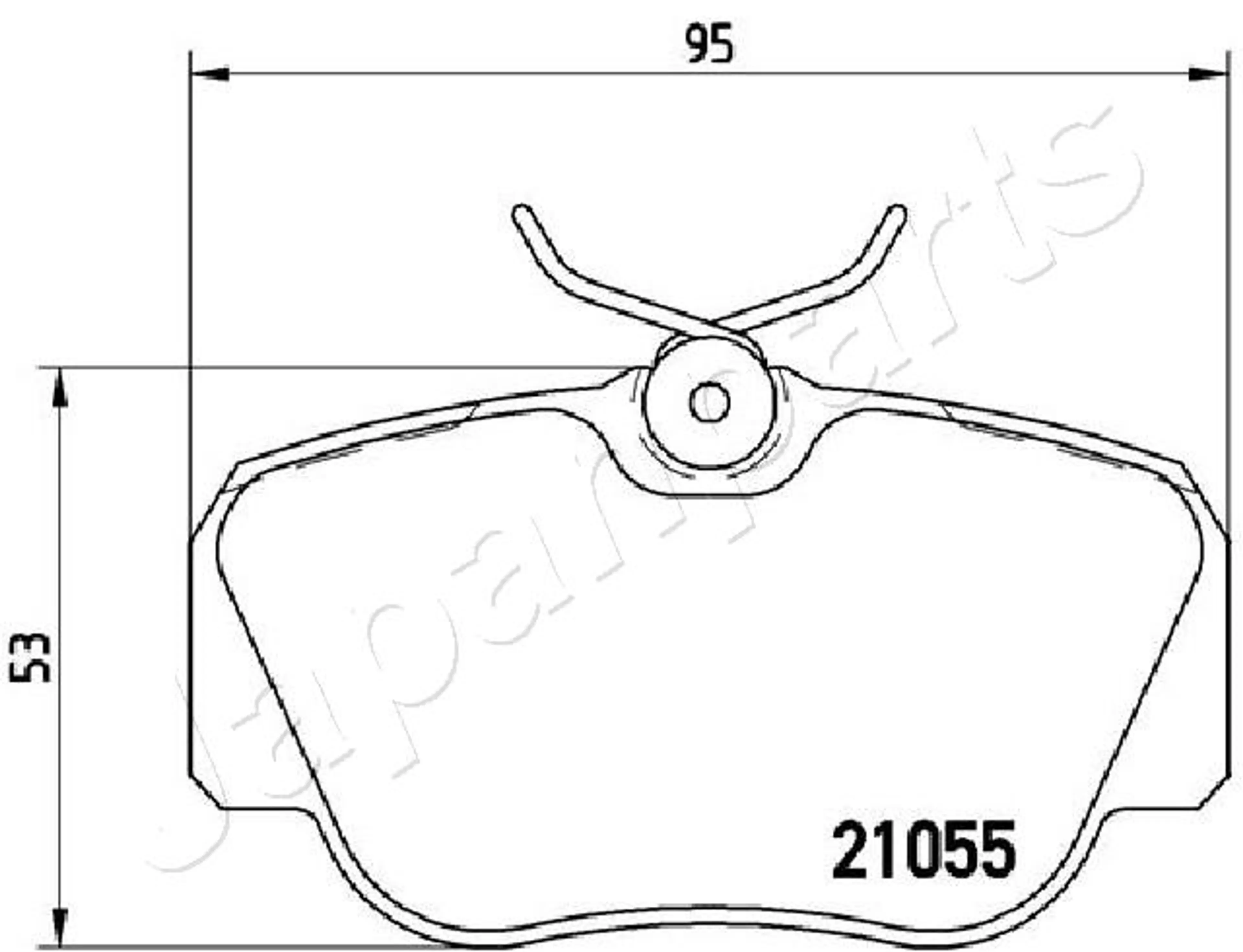 PASTIGLIE FRENO  OPTIMAL 9585