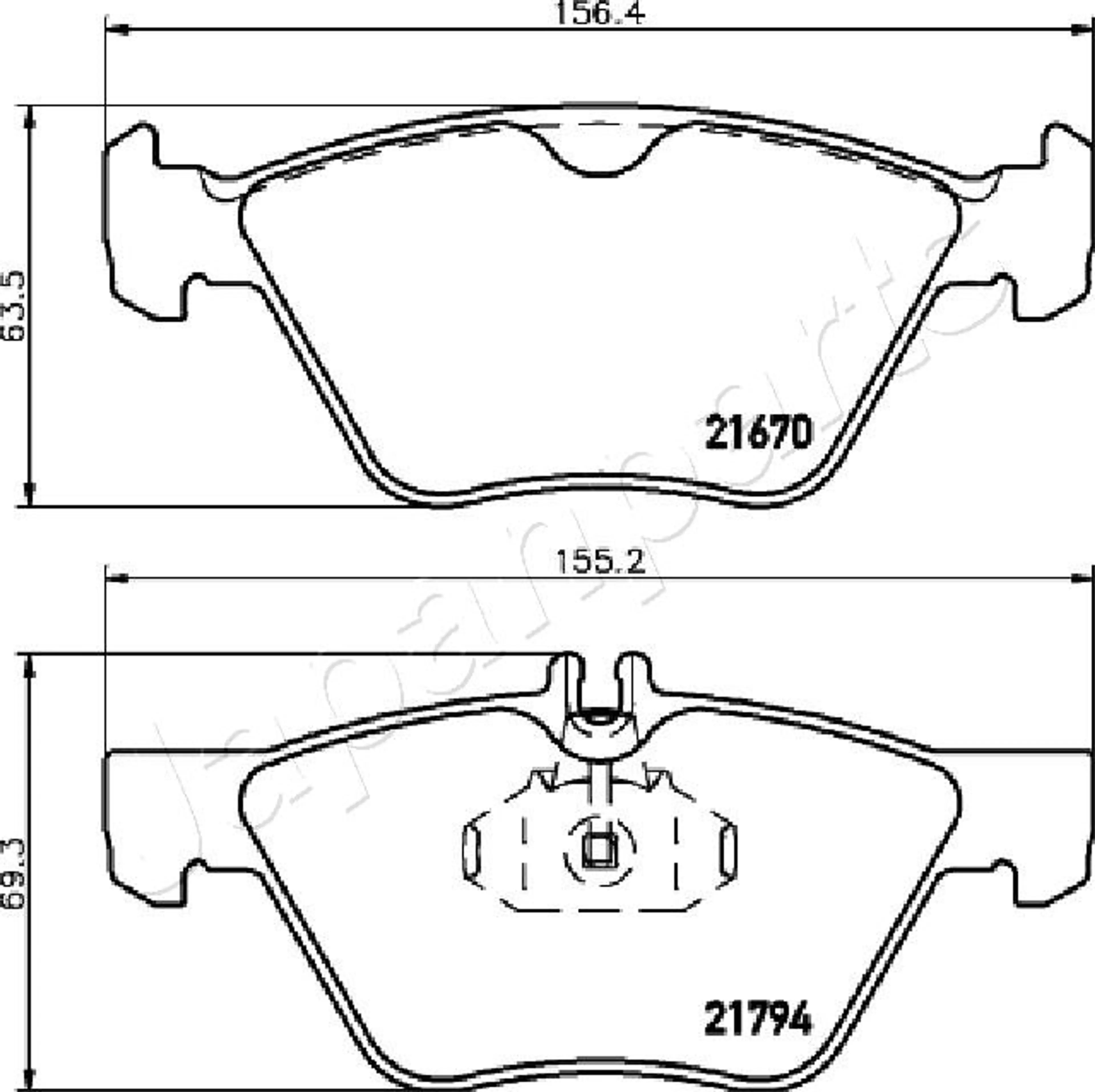 PASTIGLIE FRENO   10088