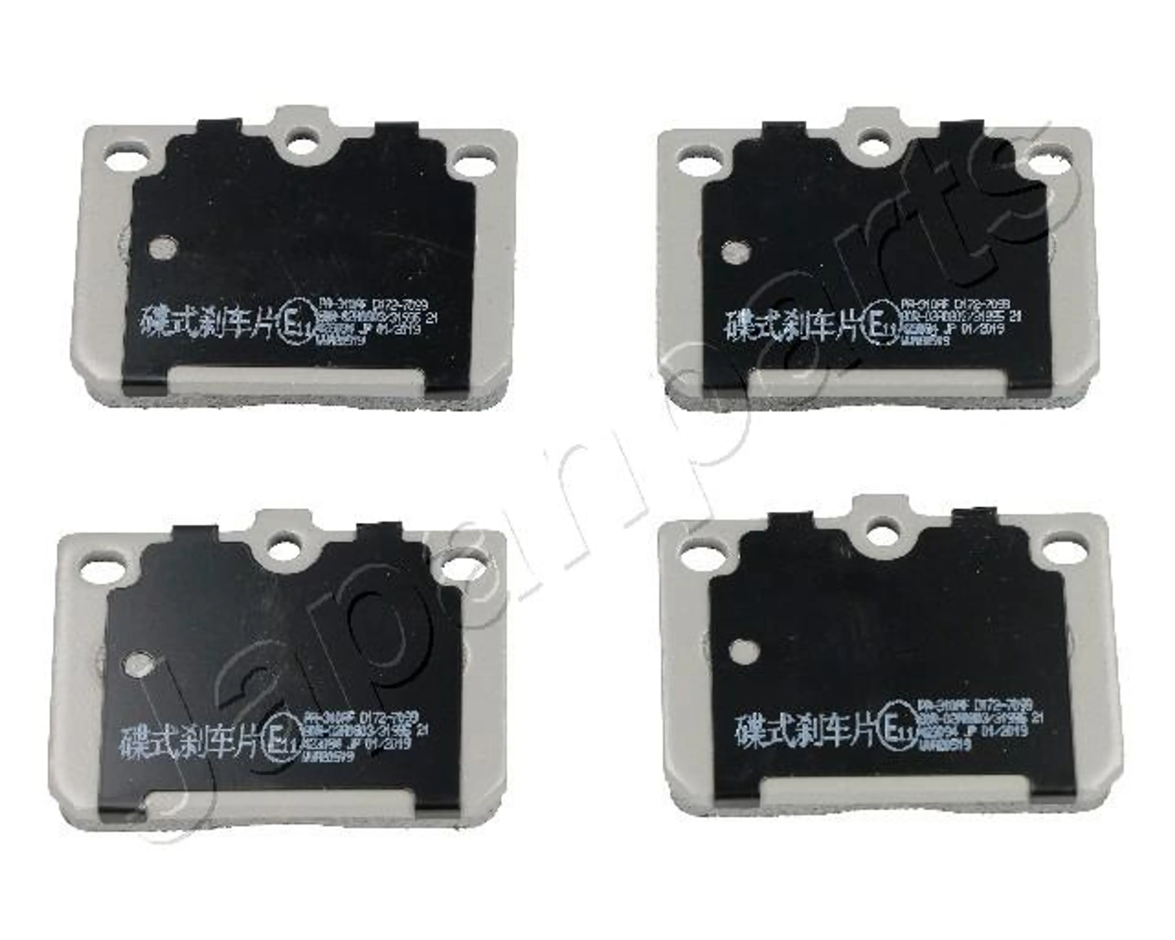 JUEGO DE PASTILLAS DE FRENO EJE DEL