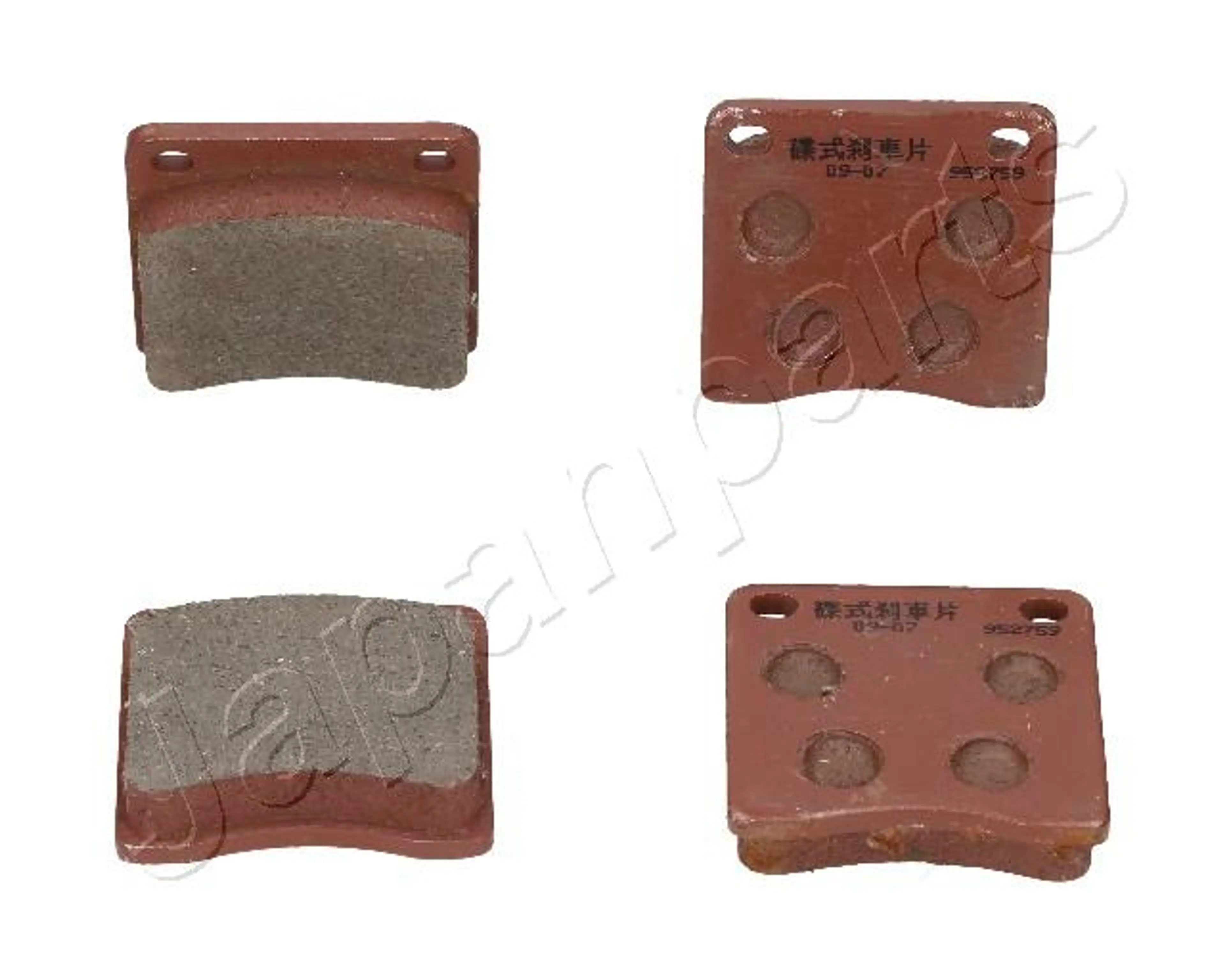 JUEGO DE PASTILLAS DE FRENO EJE DEL