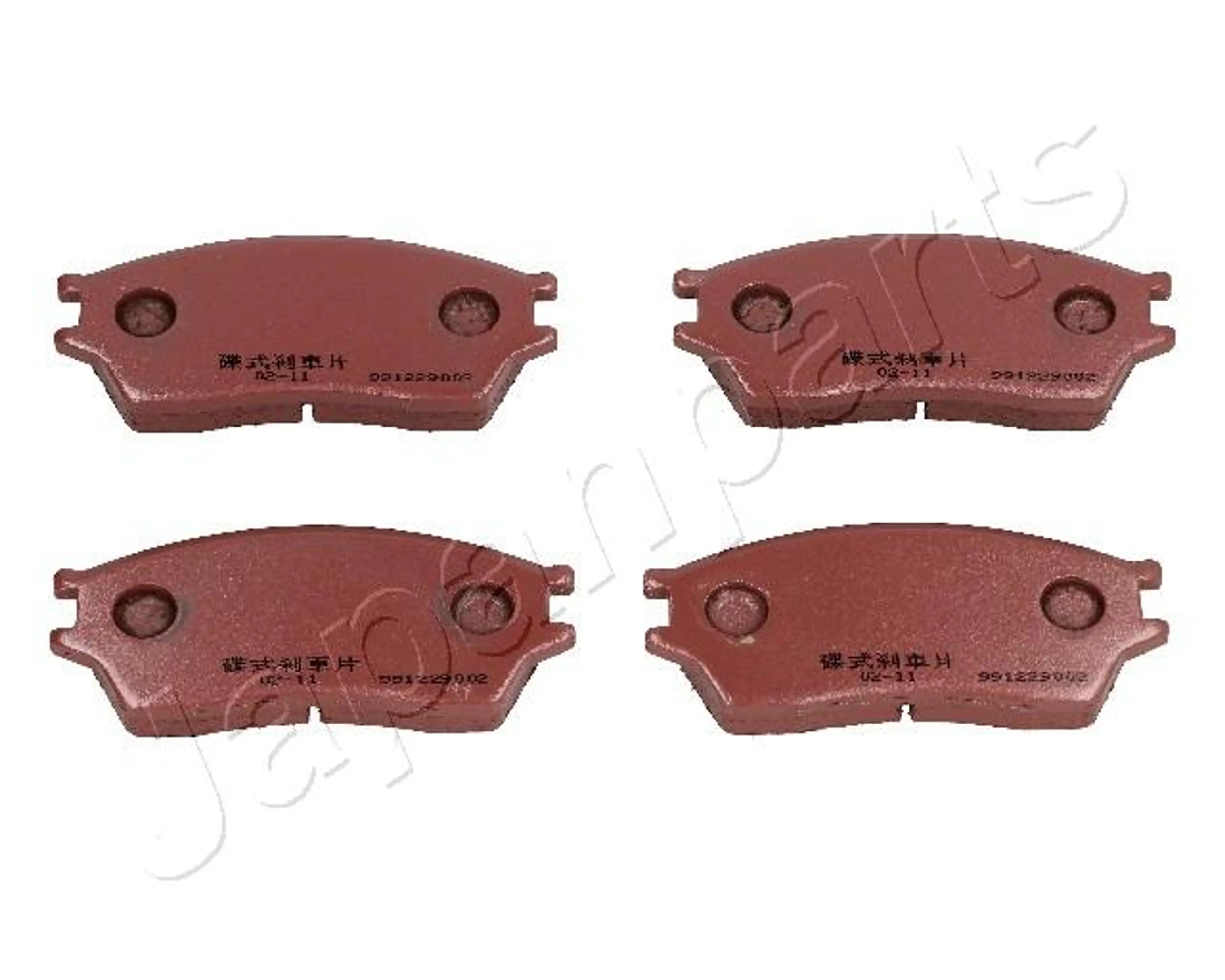 JUEGO DE PASTILLAS DE FRENO EJE DEL