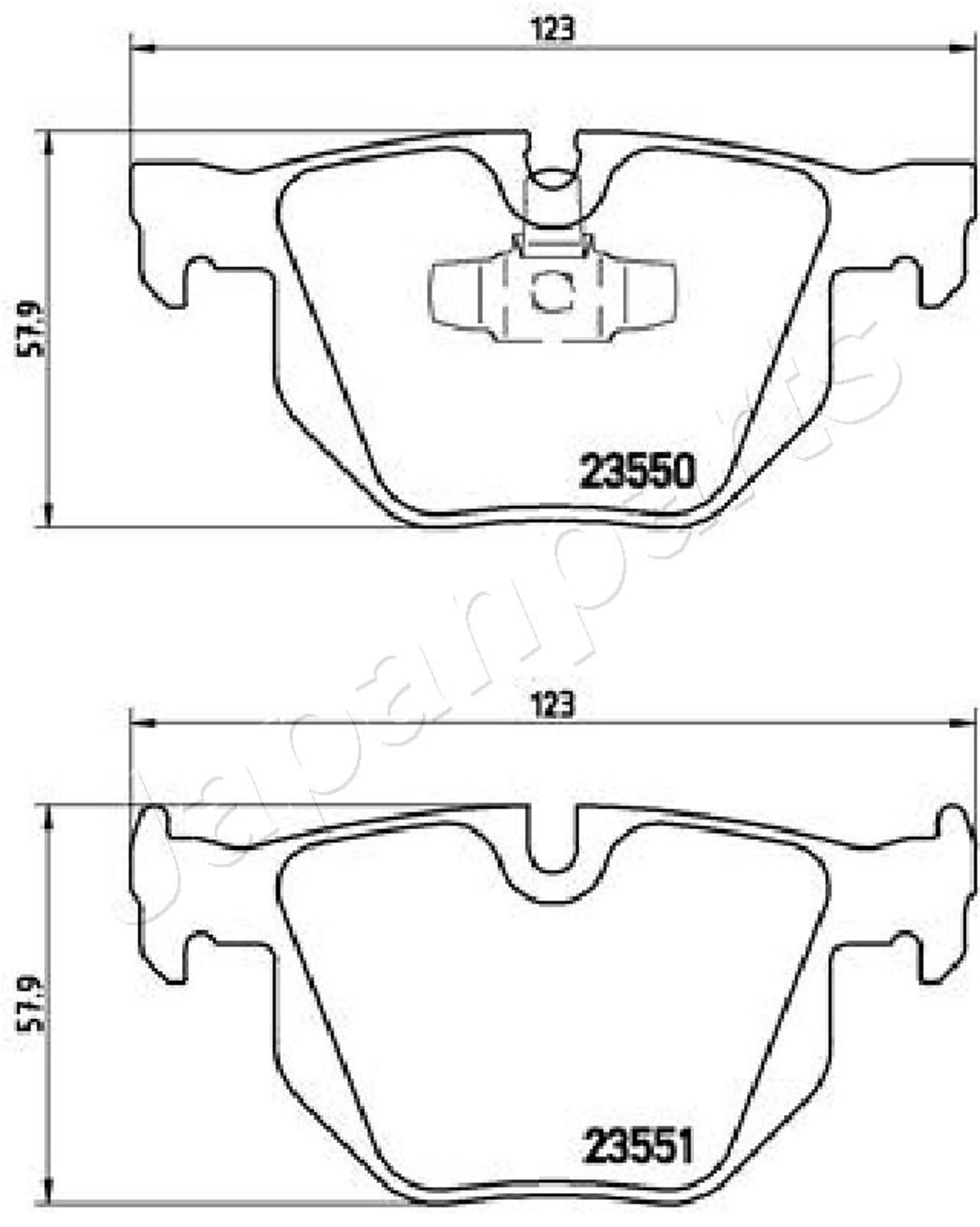 PASTIGLIE FRENO  12460