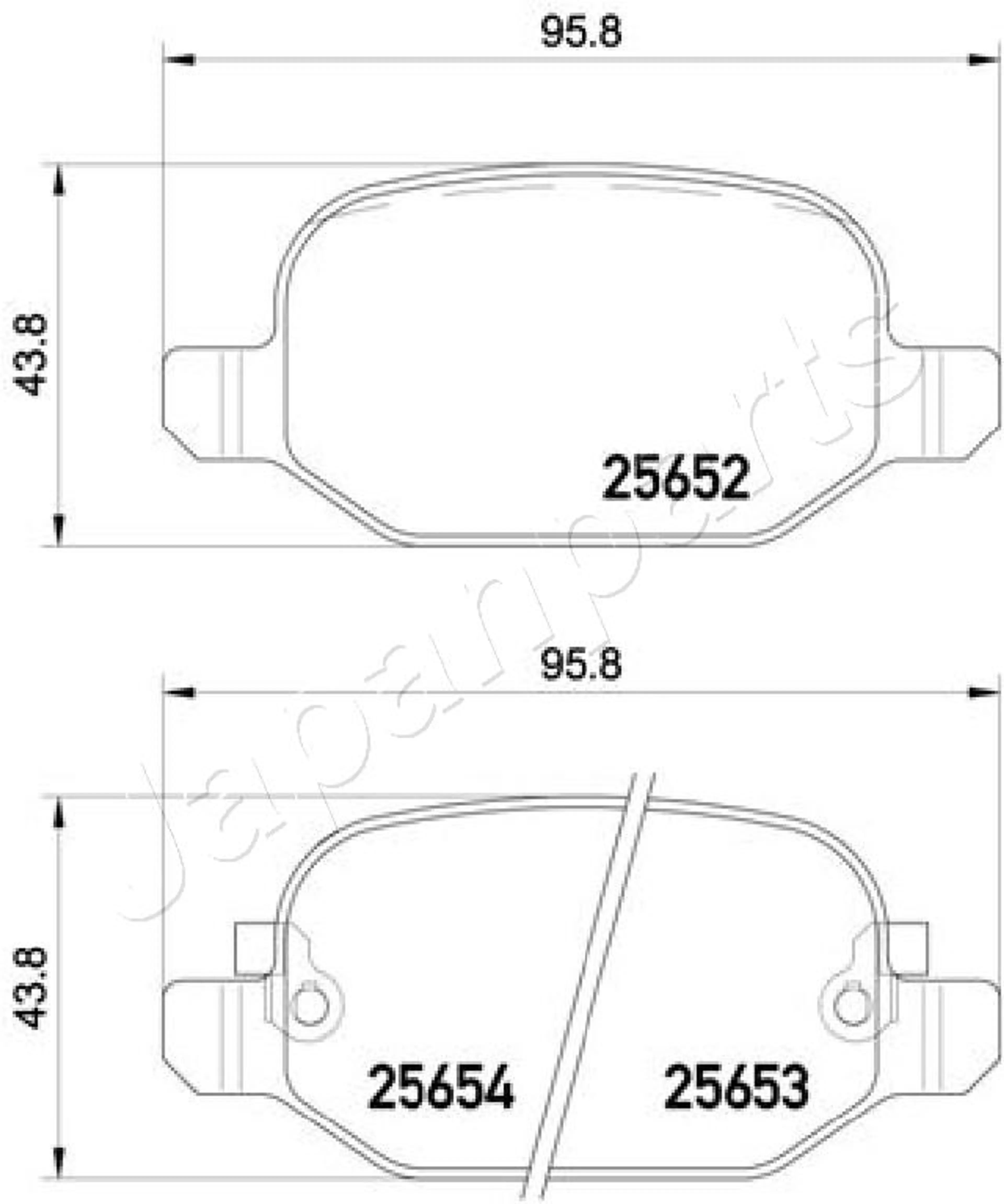 PASTILLA FRENO 12640  822324