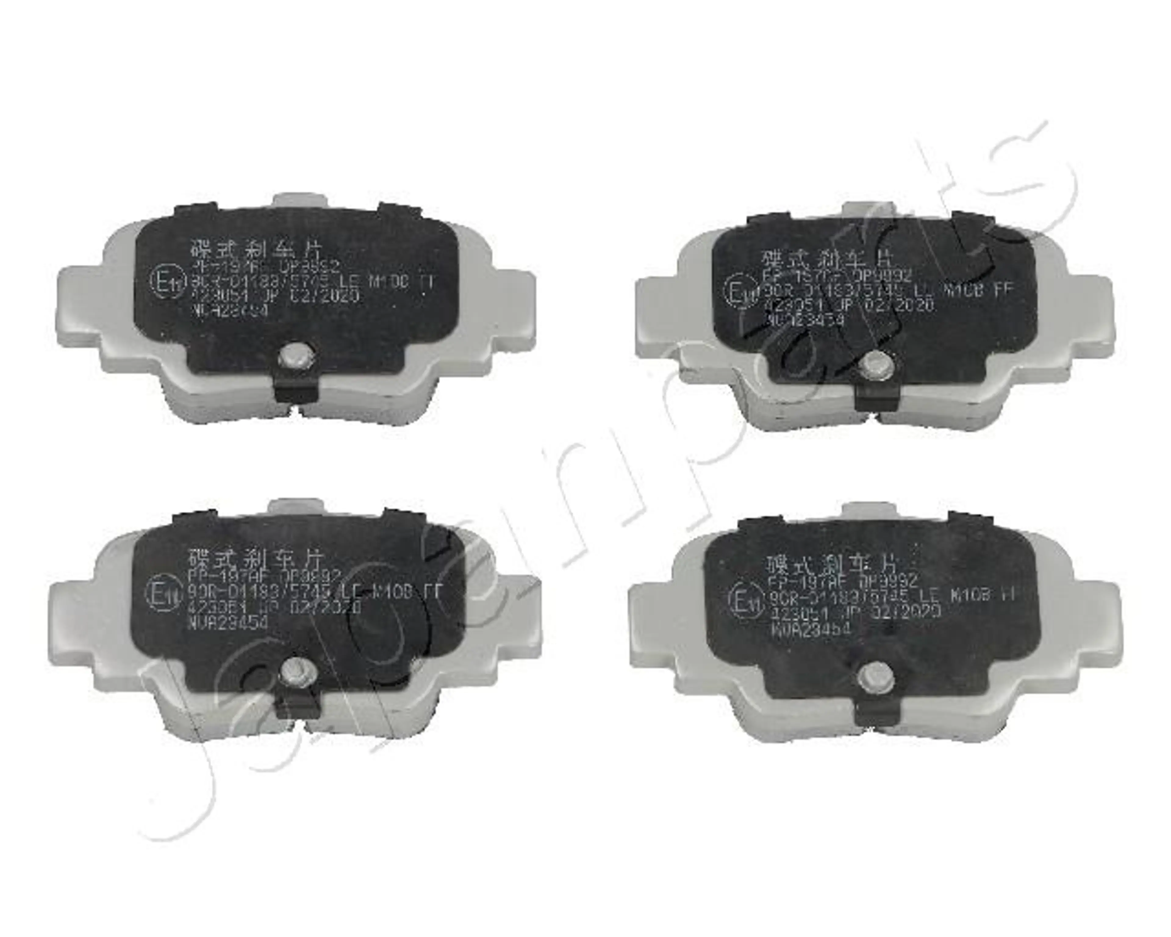 JUEGO DE PASTILLAS DE FRENO EJE TRA