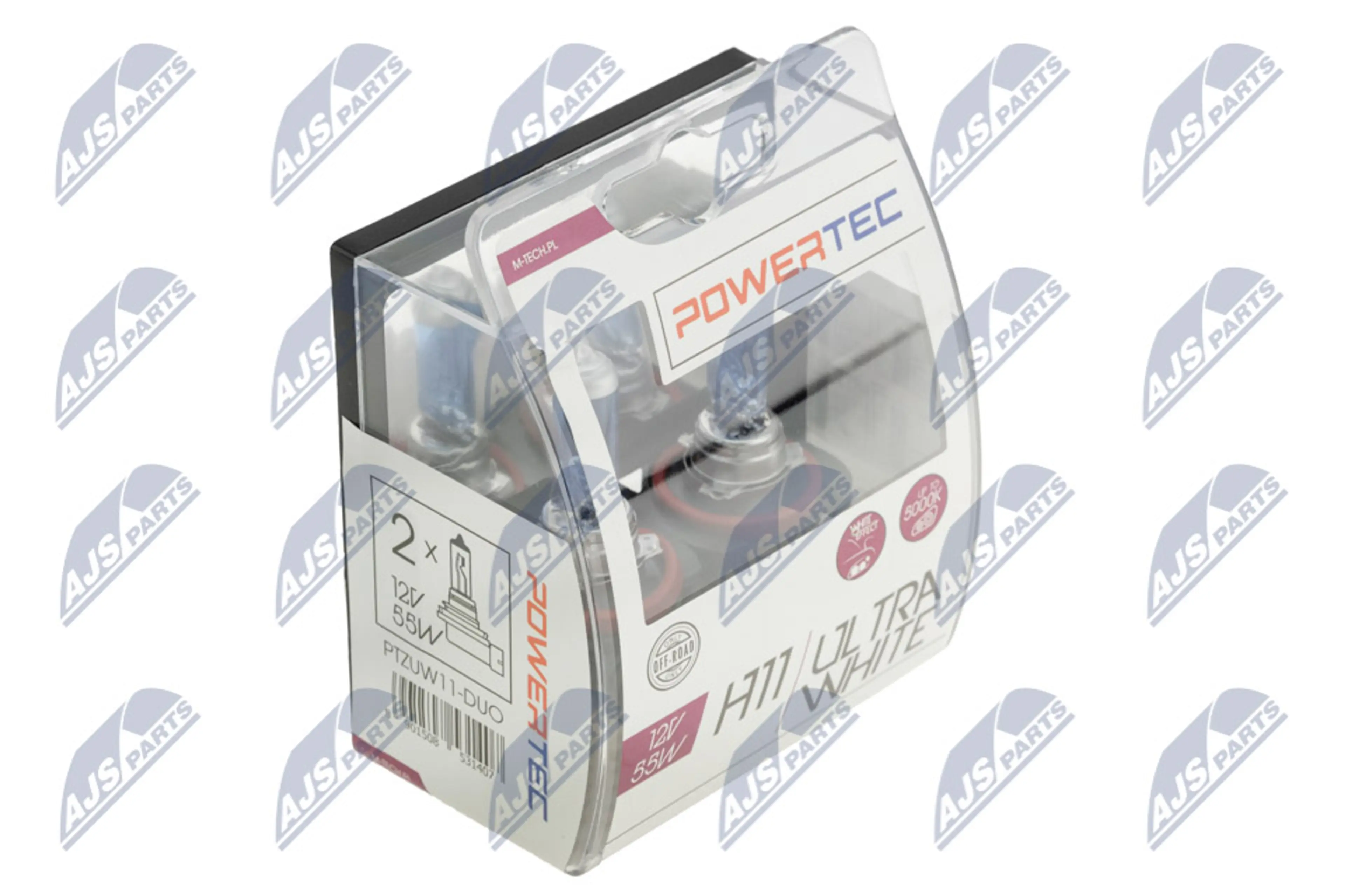 NTY ZARÓWKI HALOGENOWE H11 ULTRA WH