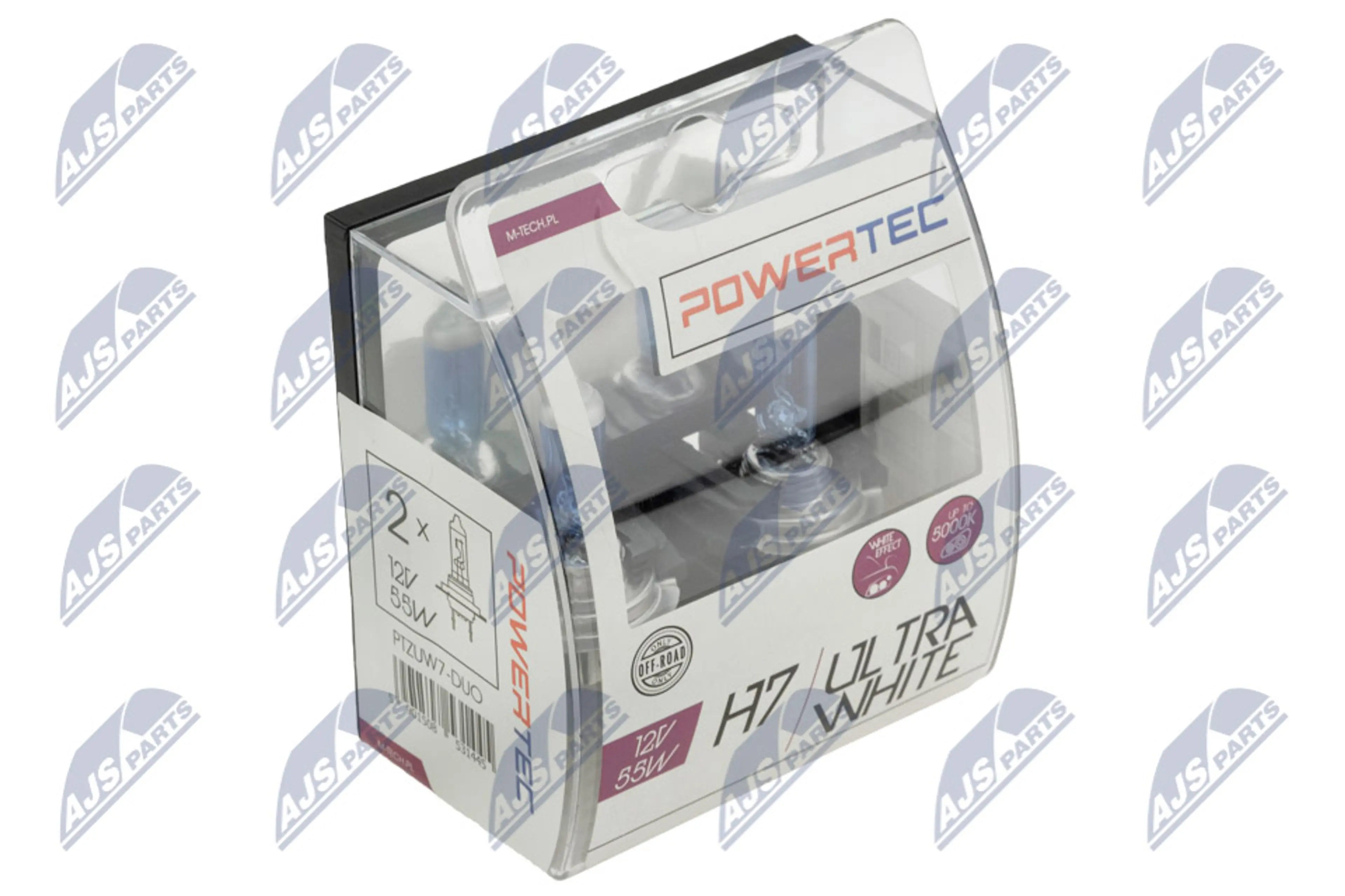 NTY ZARÓWKI HALOGENOWE H7 ULTRA WHI