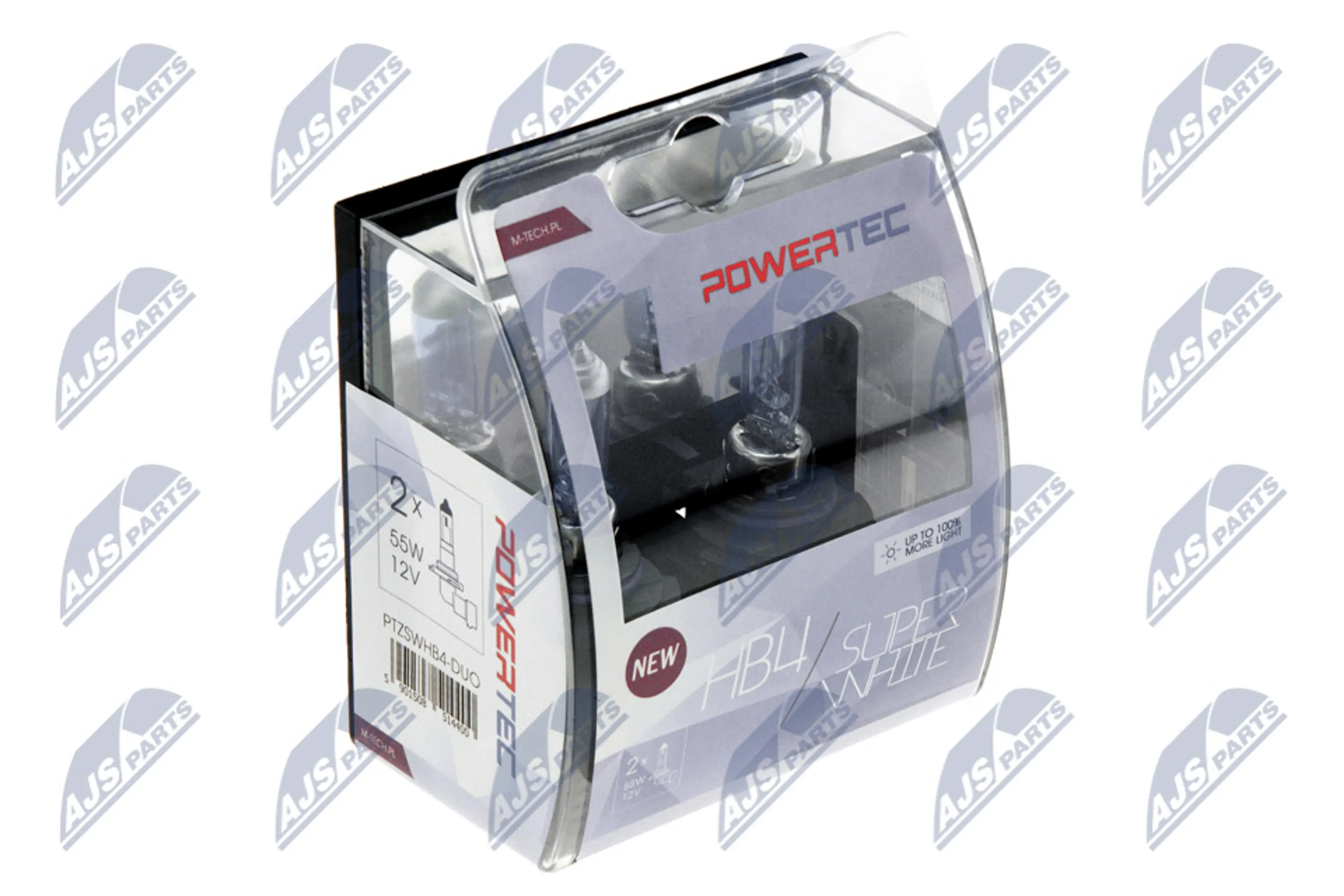 NTY ZARÓWKI HALOGENOWE HB4 SUPER WH