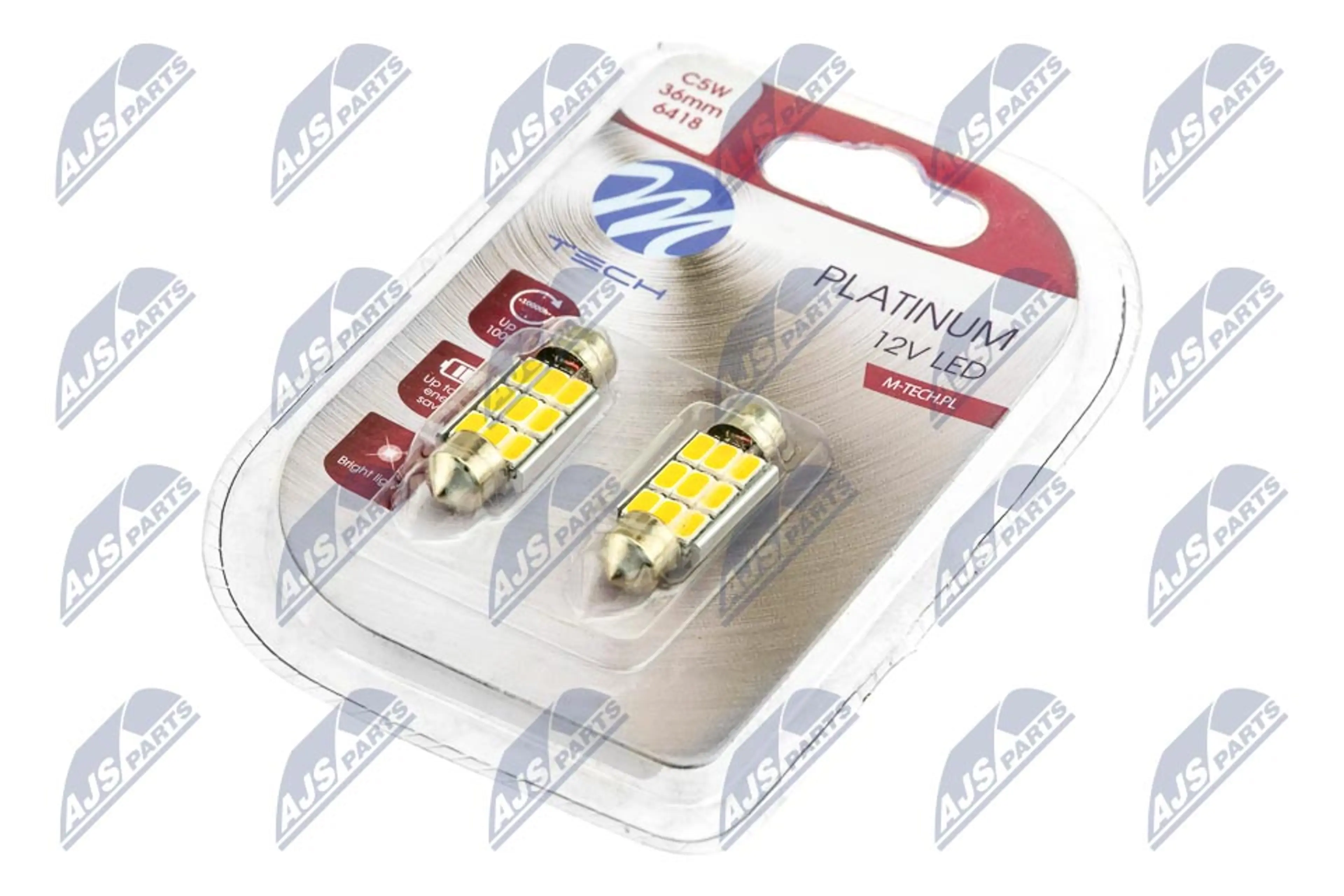 NTY ZARÓWKA LED C5W/C10W PLATINUM