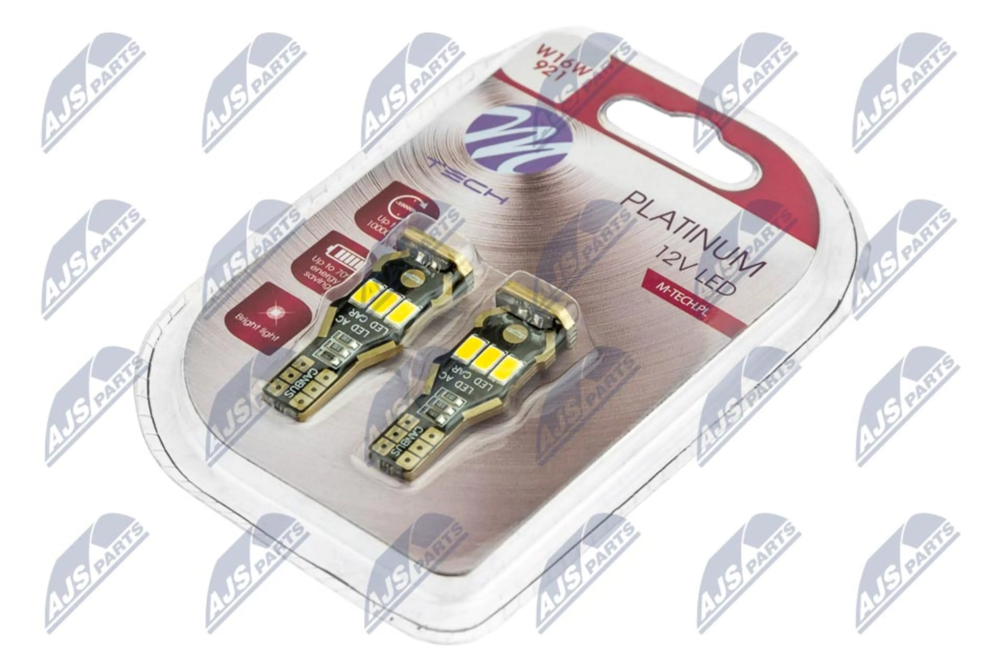 NTY ZARÓWKA LED W16W PLATINUM