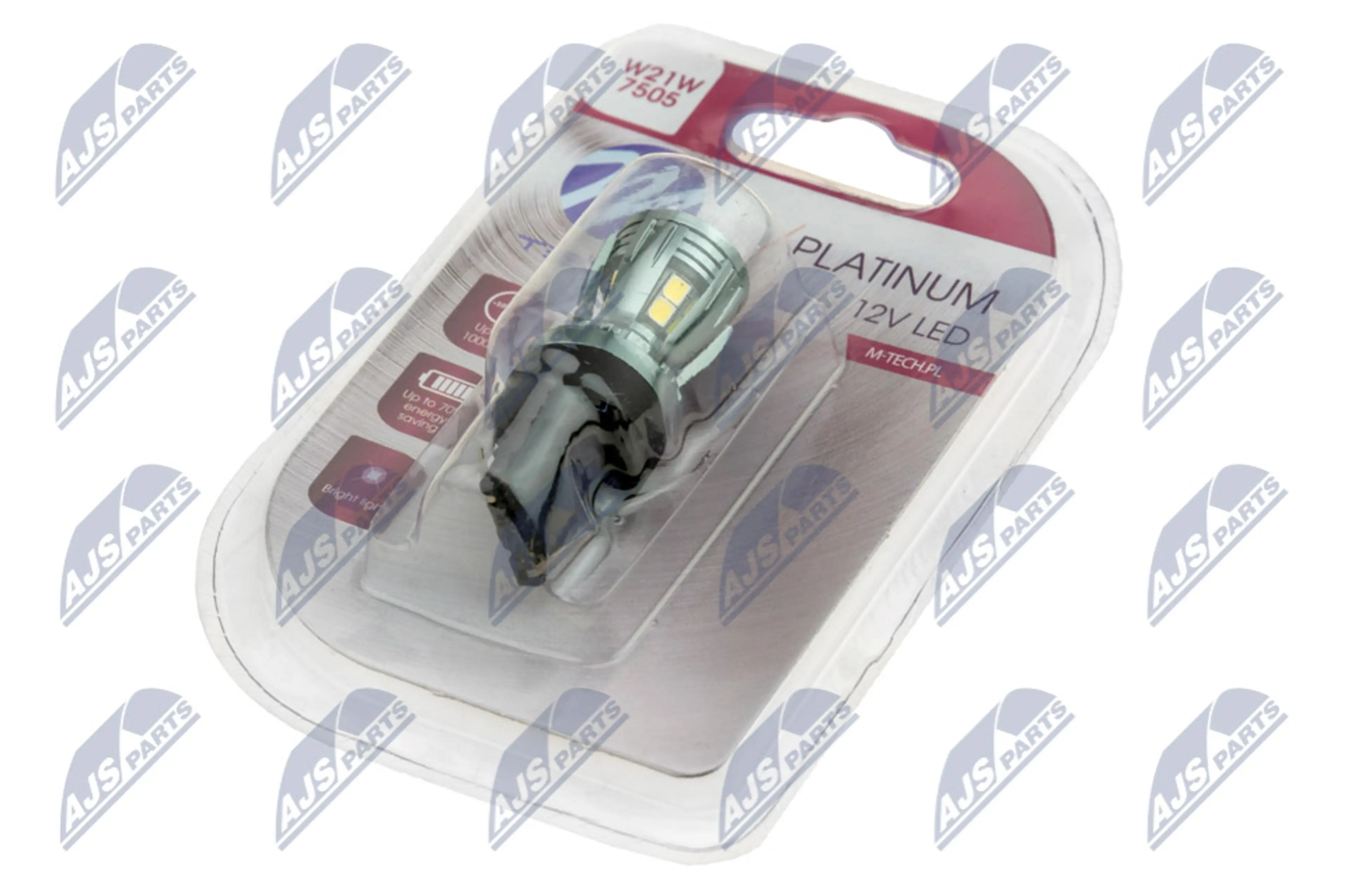 NTY ZARÓWKA LED W21W PLATINUM