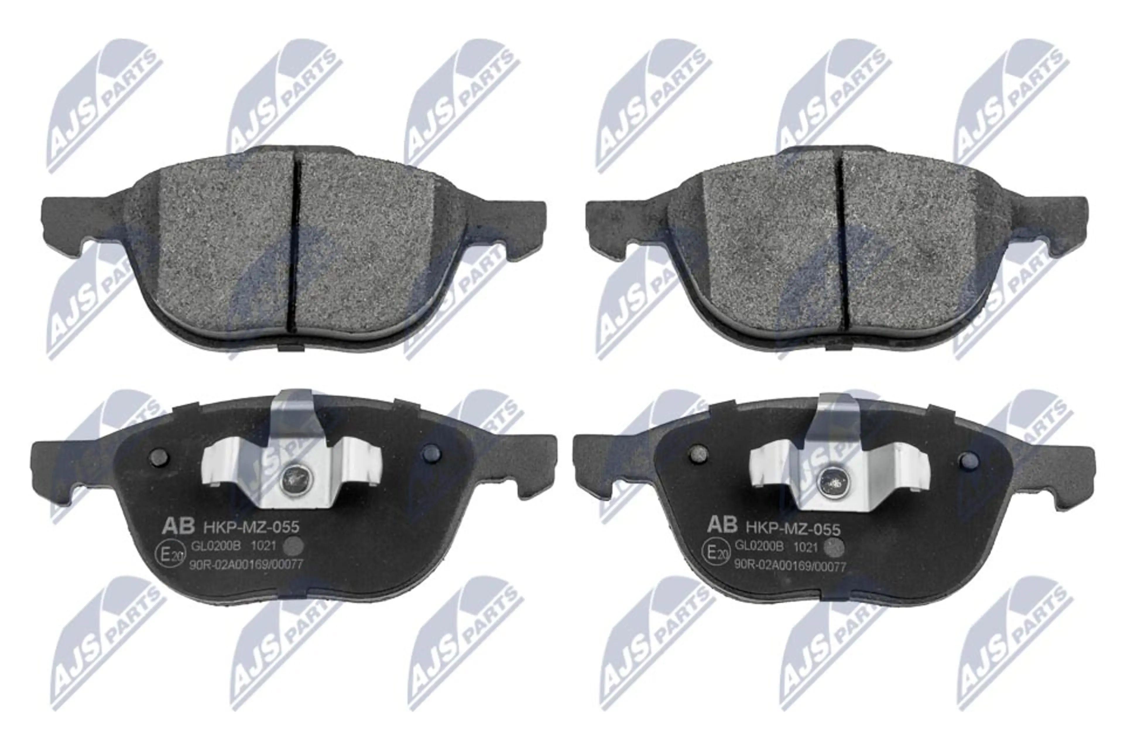 ALPHA JUEGO DE PASTILLAS DE FRENO D