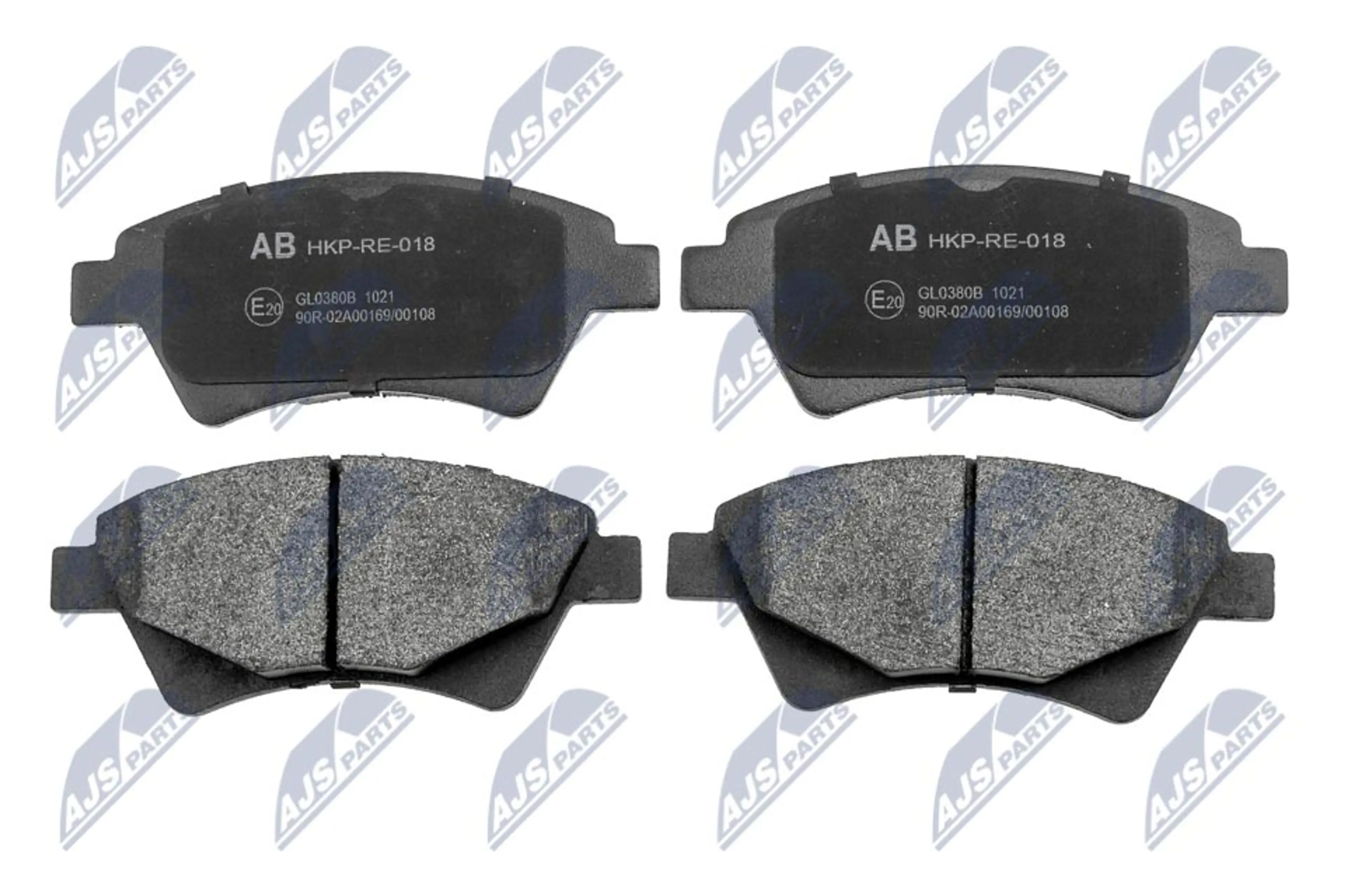ALPHA JUEGO DE PASTILLAS DE FRENO D